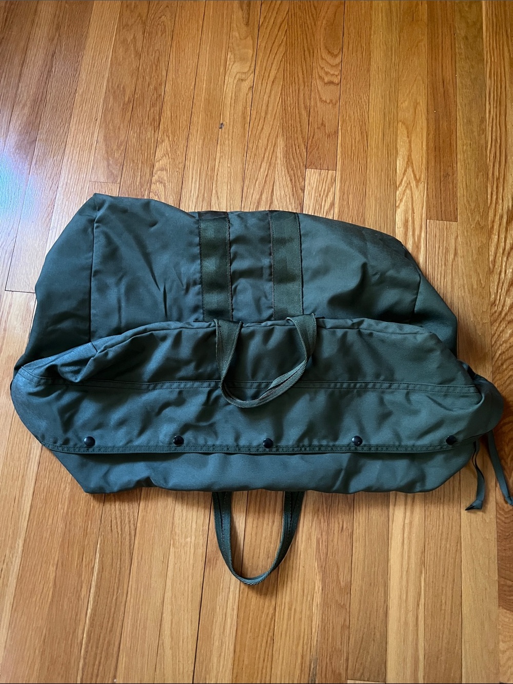 USAF issued Olive Green Canvas  Bag Approx. 22x19